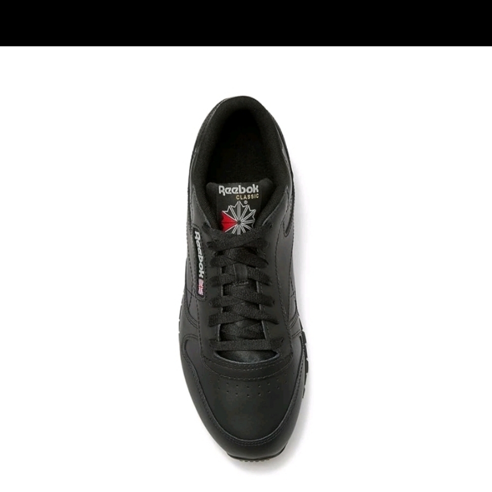 Reebok Men's Classic Leather Tennis Sneakers Core Black/Core Black/Pure Grey5 - Picture 5 of 7